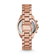 Load image into Gallery viewer, Michael Kors Rose Gold-Tone Bradshaw Mini Watch MK5799