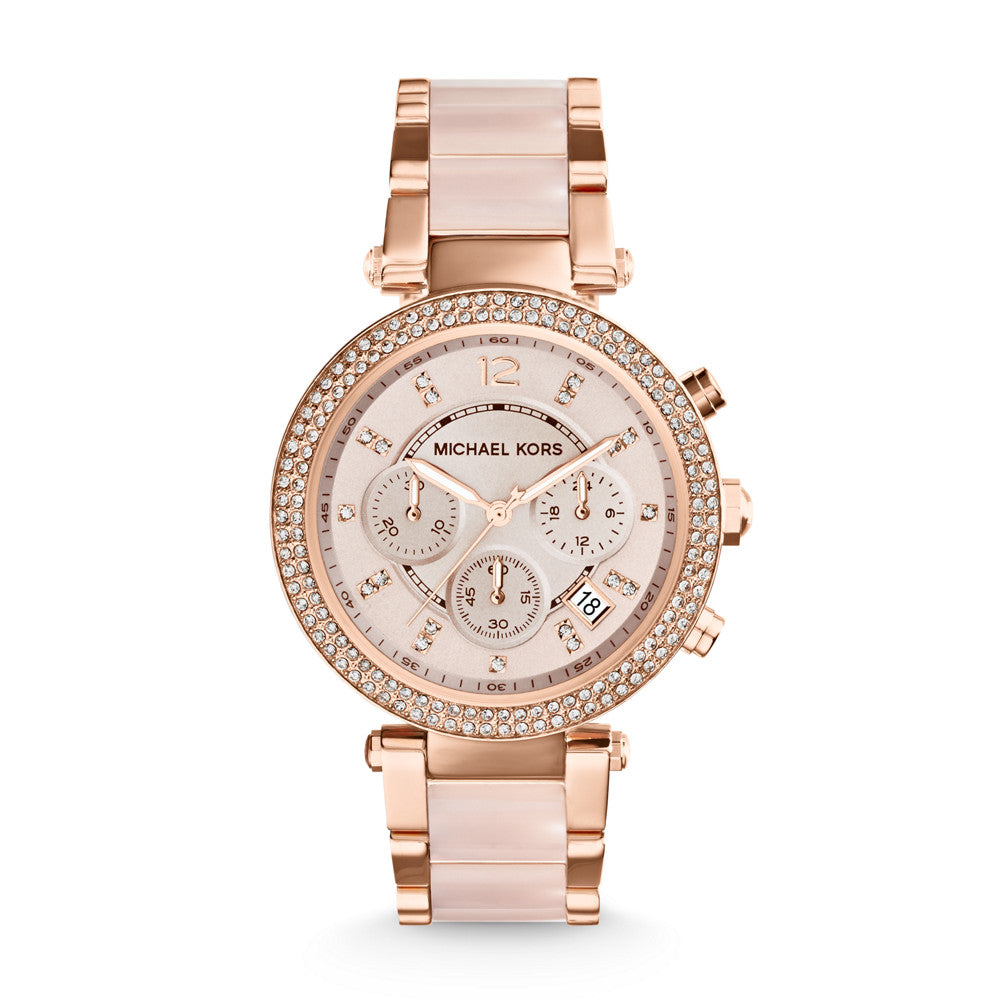 Michael Kors Rose Gold Tone Parker Watch MK5896 Watch Station Hong Kong Official Site for Authentic Designer Watches Smartwatches Jewelry