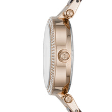 Load image into Gallery viewer, Michael Kors Parker Multifunction Pale Rose Stainless Steel with Acetate watch MK6834