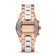 Load image into Gallery viewer, Michael Kors Ritz Chronograph Rose-Tone Stainless Steel Watch MK6940