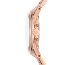 Load image into Gallery viewer, Michael Kors Camille Three-Hand Rose Gold-Tone Stainless Steel Watch MK7256