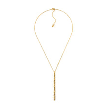 Load image into Gallery viewer, Michael Kors 14K Gold Sterling Silver Astor Link Lariat Necklace MKC170700710