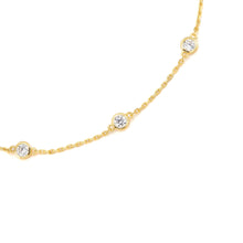 Load image into Gallery viewer, Michael Kors 14K Gold Sterling Silver Station Bracelet MKC1716CZ710