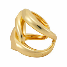 Load image into Gallery viewer, Michael Kors 14K Gold Statement Curb Link Cuff Bracelet MKJ836000710