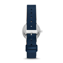 Load image into Gallery viewer, Skagen Freja Lille Two-Hand Ocean Blue Eco Leather Watch SKW3007