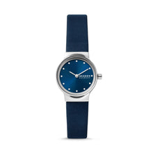 Load image into Gallery viewer, Skagen Freja Lille Two-Hand Ocean Blue Eco Leather Watch SKW3007