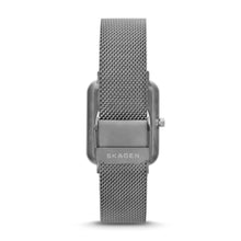 Load image into Gallery viewer, Skagen Ryle Solar-Powered Charcoal Stainless Steel Mesh Watch SKW6757