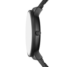 Load image into Gallery viewer, Skagen Ancher Three-Hand Date Midnight Stainless Steel Mesh Watch SKW6778