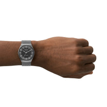 Load image into Gallery viewer, Skagen Grenen Solar-Powered Charcoal Stainless Steel Mesh Watch SKW6836