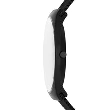 Load image into Gallery viewer, Skagen Grenen Three-Hand Date Midnight Stainless Steel Mesh Watch SKW6857