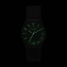 Load image into Gallery viewer, Skagen Grenen Three-Hand Date Midnight Stainless Steel Mesh Watch SKW6857