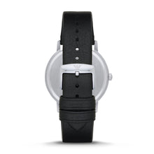 Load image into Gallery viewer, Emporio Armani Men&#39;s Three-Hand Black Leather Watch AR11013
