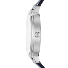 Load image into Gallery viewer, Emporio Armani Women&#39;s Two-Hand Blue Leather Watch AR11095
