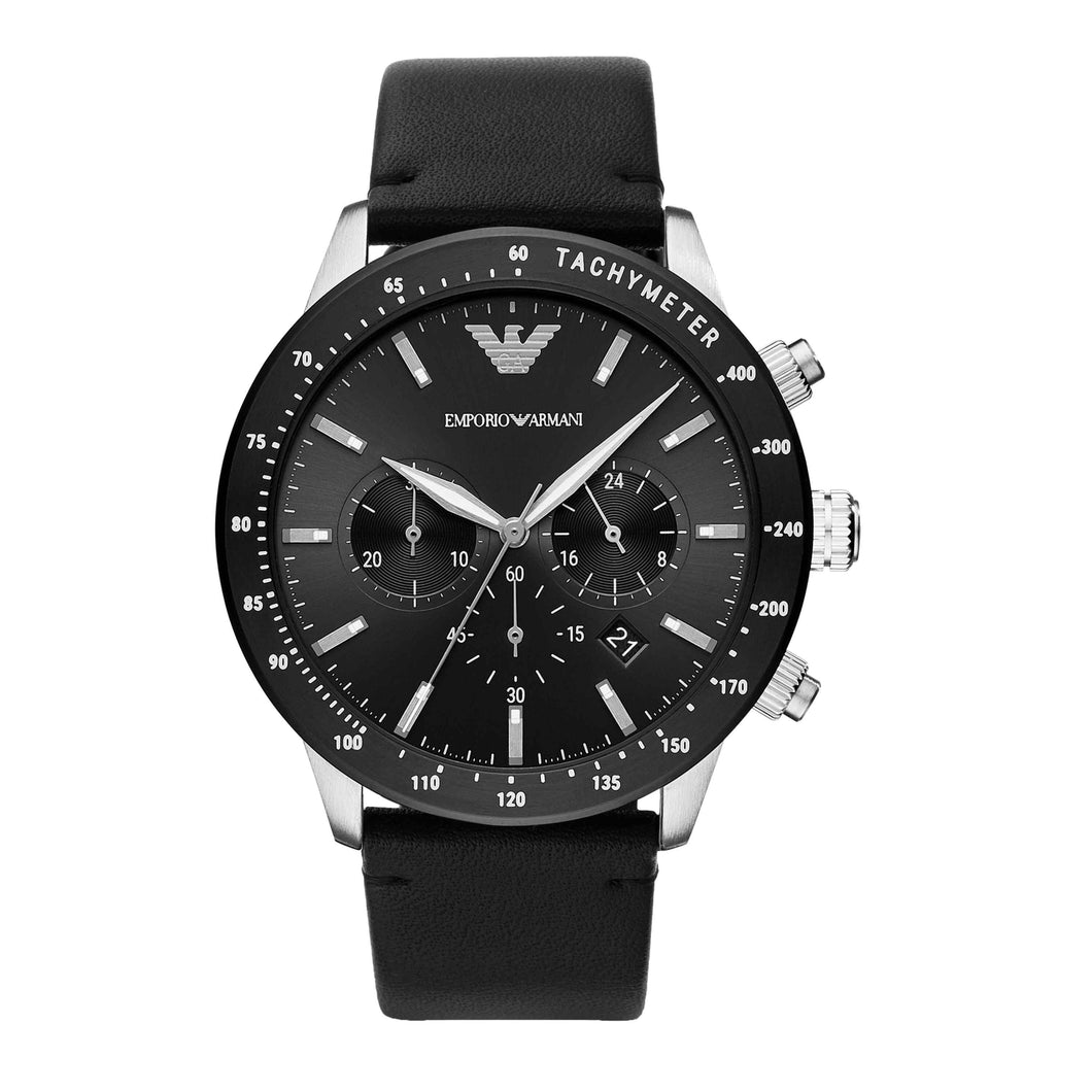 Emporio Armani Black Chronograph Watch AR11243