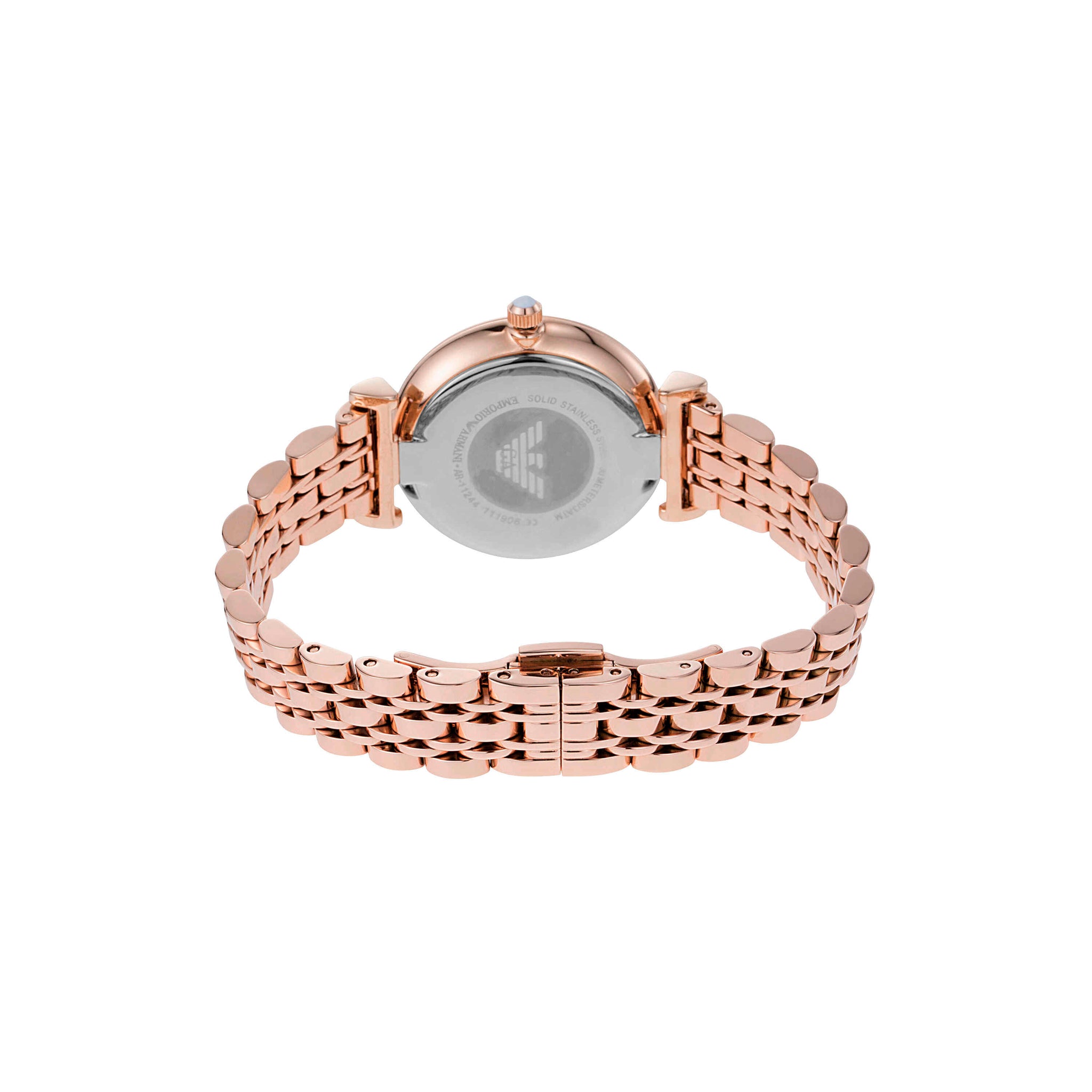 Emporio Armani Rose Gold Tone Analogue Watch AR11244 – Watch