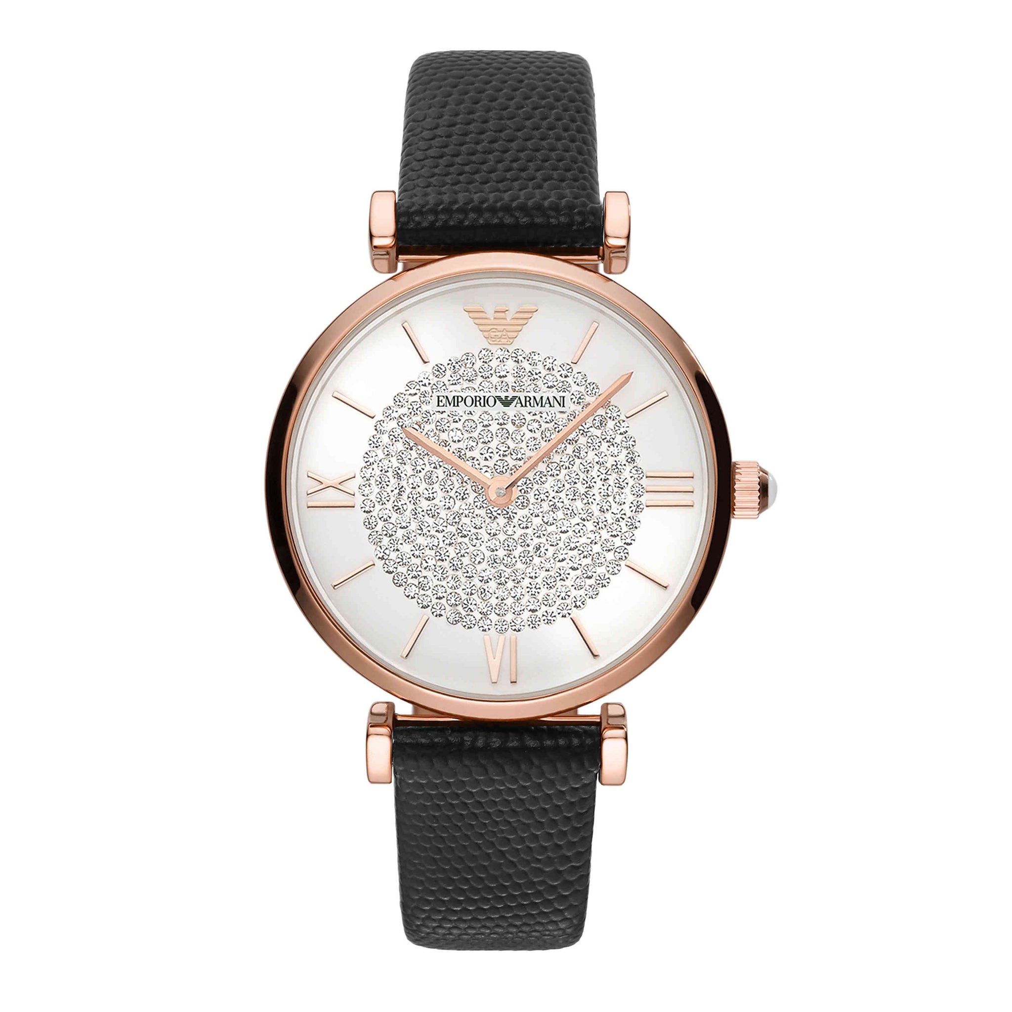 EMPORIO ARMANI AR11387 腕時計 レディース並行輸入 Emporio Armani Black Analogue Watch AR11387 – Watch Station