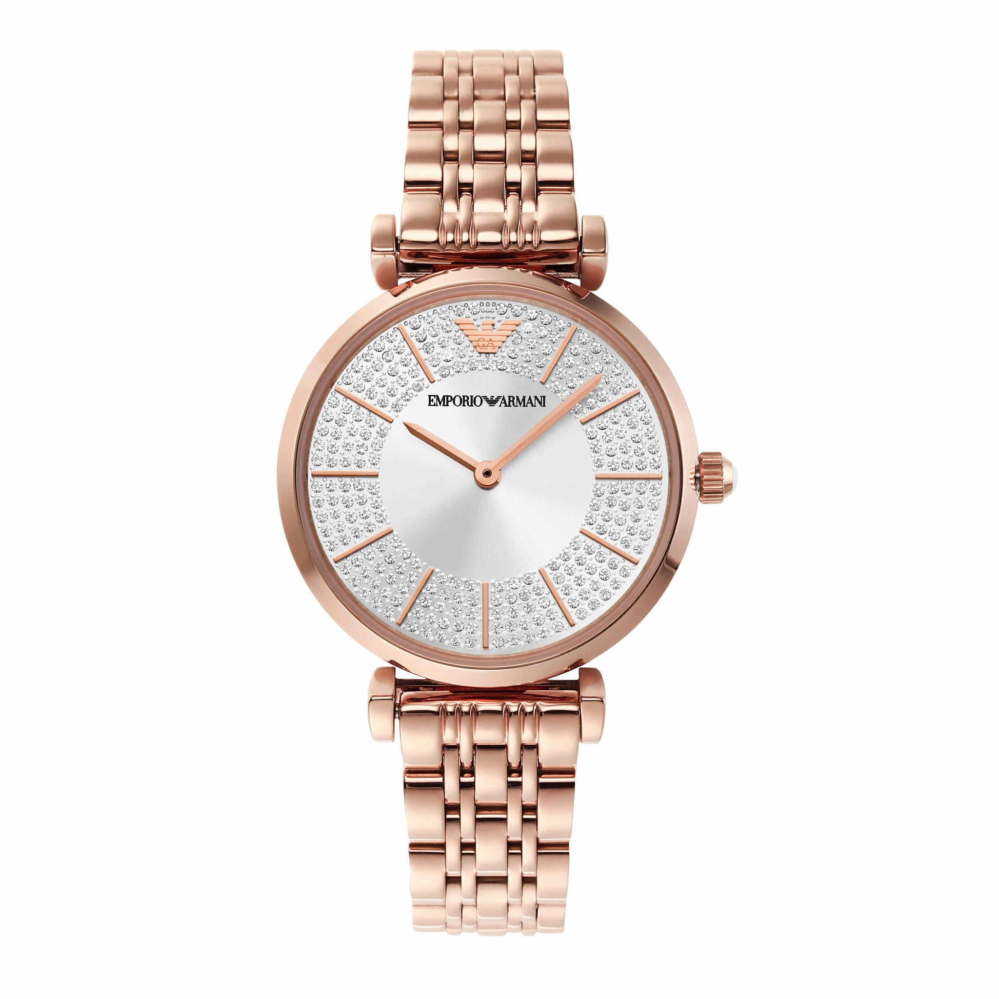 Emporio Armani Rose Gold Tone Analogue Watch AR11446 – Watch