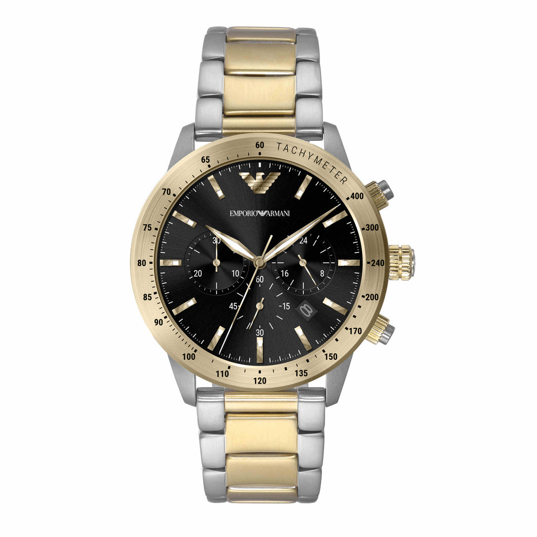 Emporio Armani  Two Tone Chronograph Watch AR11521