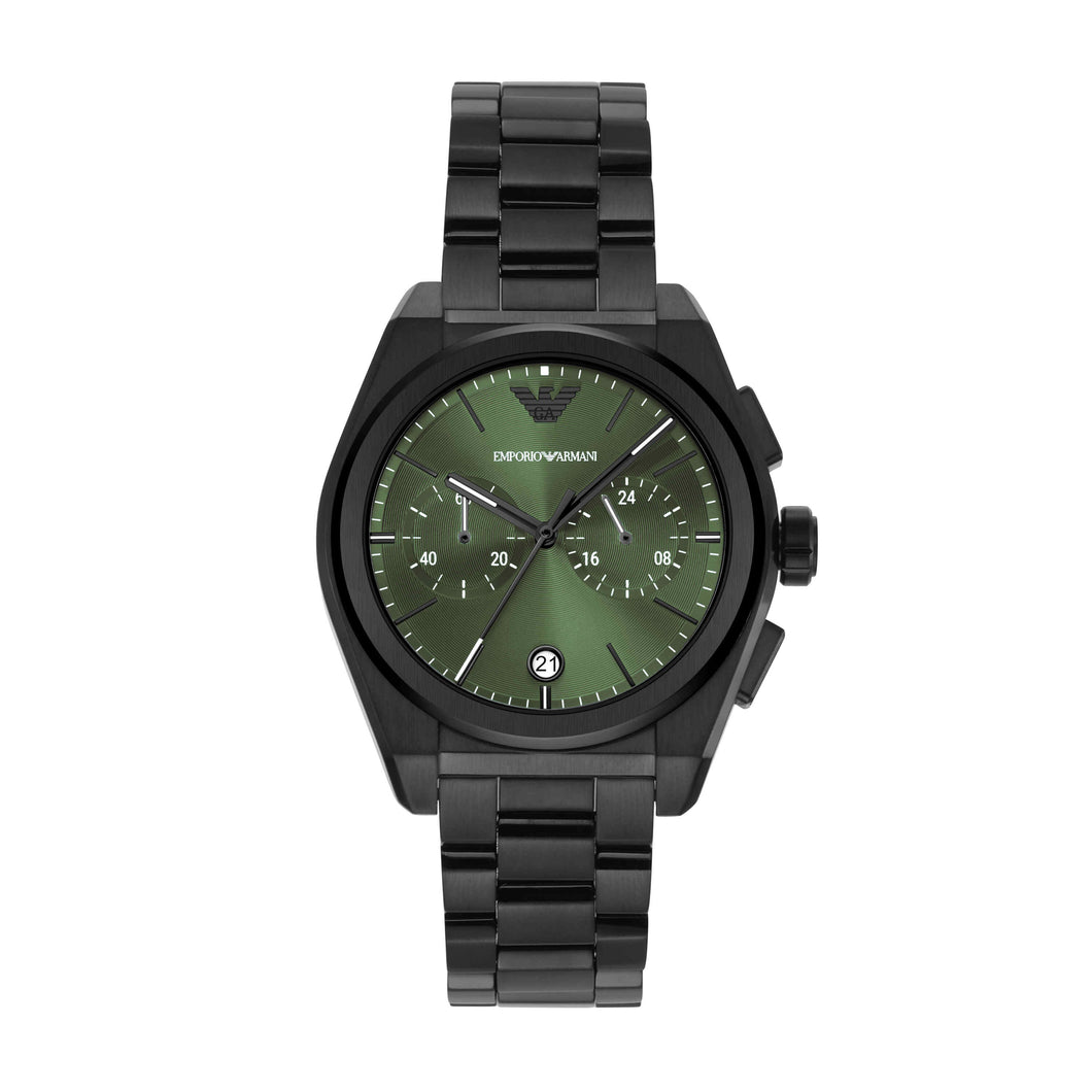 Emporio Armani Black Chronograph Watch AR11562