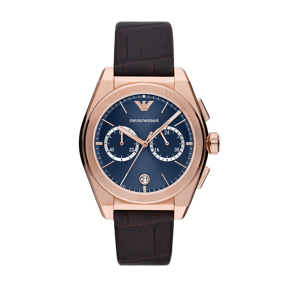 Emporio Armani Brown Chronograph Watch AR11563