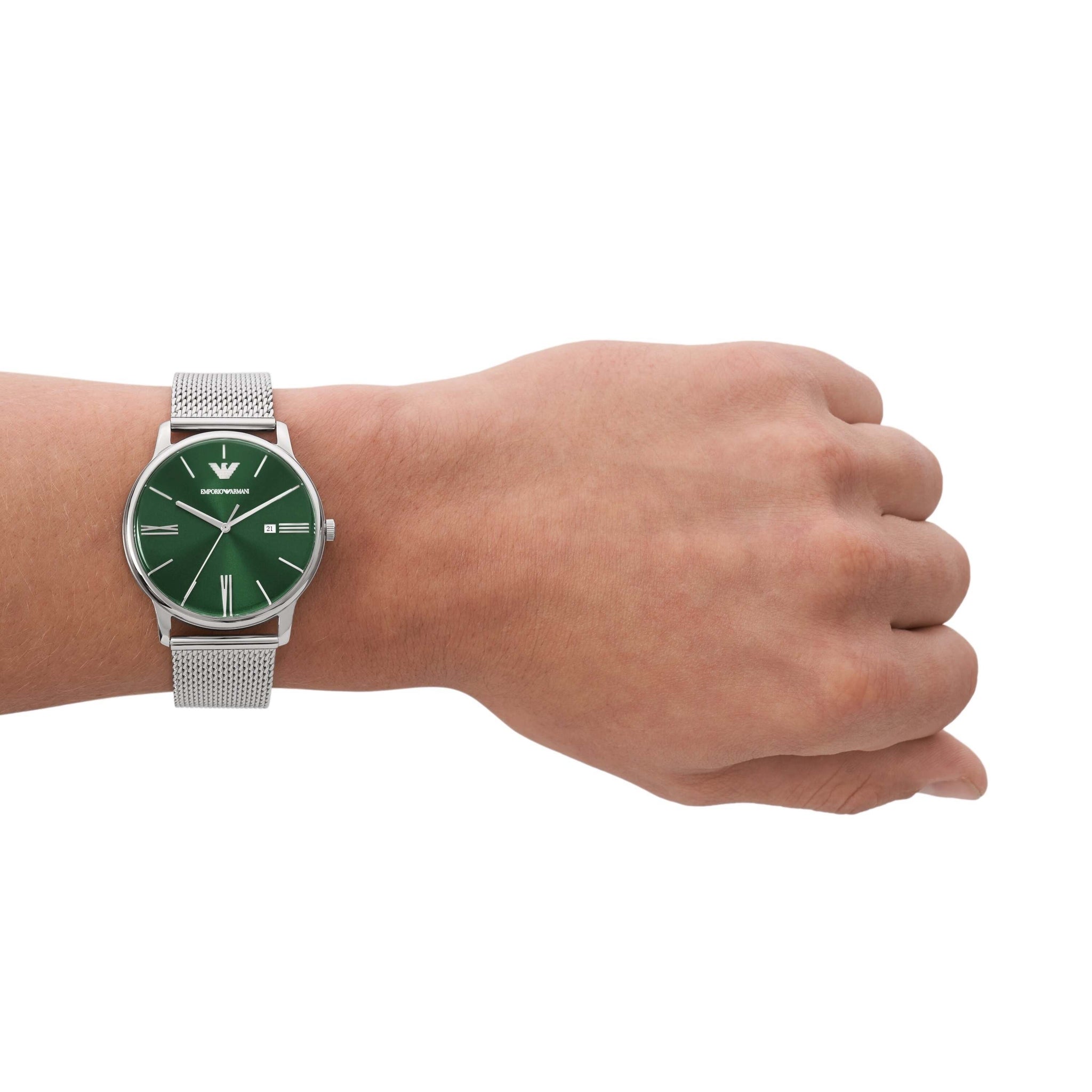 時計 emporio armani watch Emporio Armani Black Analogue Watch AR60078 – Watch Station