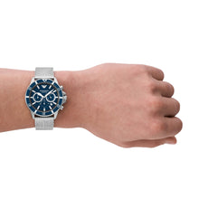 Load image into Gallery viewer, Emporio Armani Silver Tone Chronograph Watch AR11587
