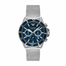 Load image into Gallery viewer, Emporio Armani Silver Tone Chronograph Watch AR11587
