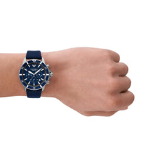 Load image into Gallery viewer, Emporio Armani Blue Chronograph Watch AR11588
