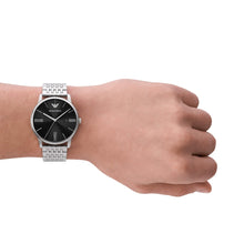 Load image into Gallery viewer, Emporio Armani Silver Tone Analogue Watch AR11600
