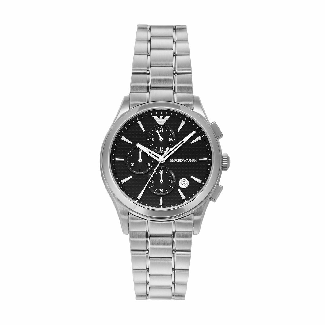 Emporio Armani Silver Tone Chronograph Watch AR11602