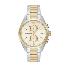 Load image into Gallery viewer, Emporio Armani Two Tone Chronograph Watch AR11605
