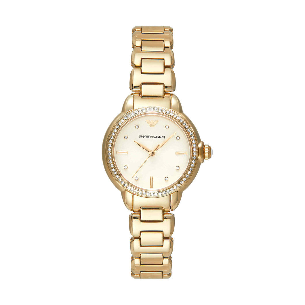 Emporio Armani Gold Tone Analogue Watch AR11609