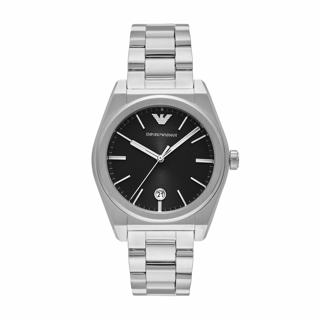 Emporio Armani Silver Tone Analogue Watch AR11622