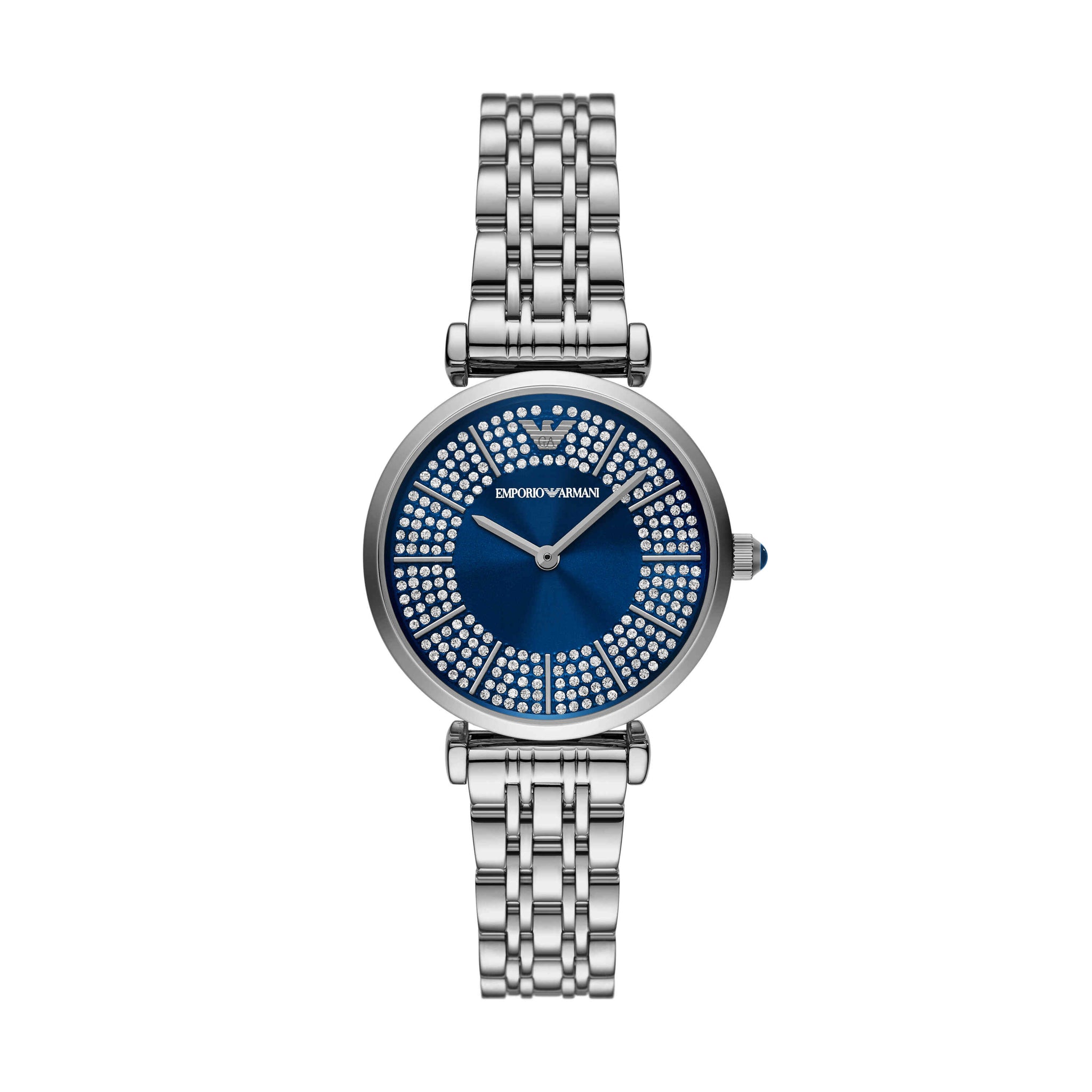 Emporio Armani Silver Tone Analogue Watch AR11627 – Watch