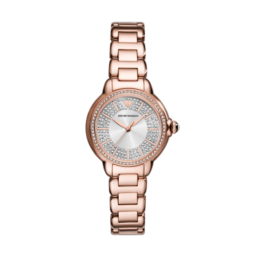 Emporio Armani Rose Gold Tone Analogue Watch AR11633