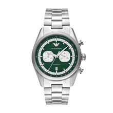 Load image into Gallery viewer, Emporio Armani Silver Tone Chronograph Watch AR11637
