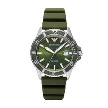 Load image into Gallery viewer, Emporio Armani Green Analogue Watch AR11638
