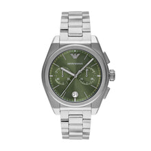 Load image into Gallery viewer, Emporio Armani Silver Tone Chronograph Watch AR11640
