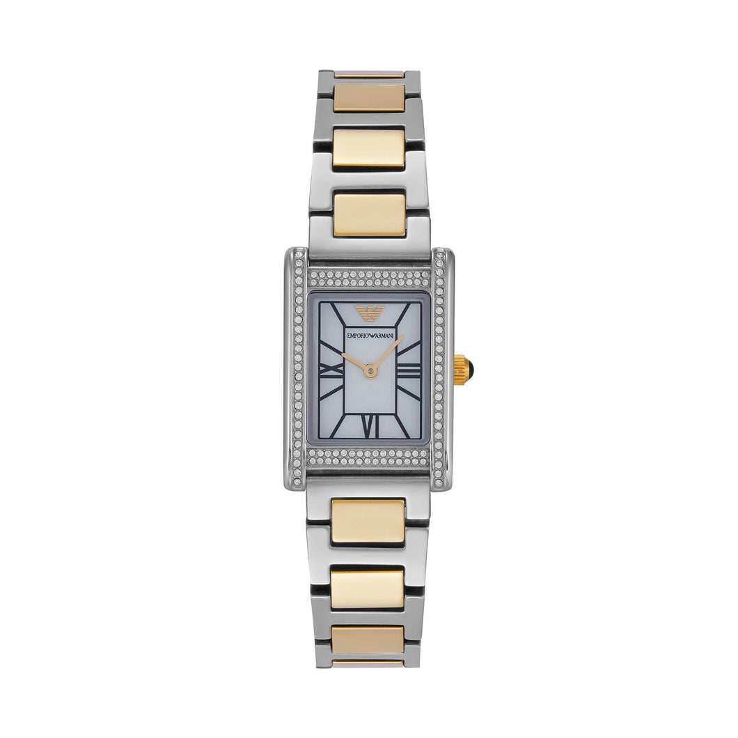 Emporio Armani Two Tone Analogue Watch AR11642