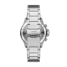 Load image into Gallery viewer, Emporio Armani Silver Tone Chronograph Watch AR11681
