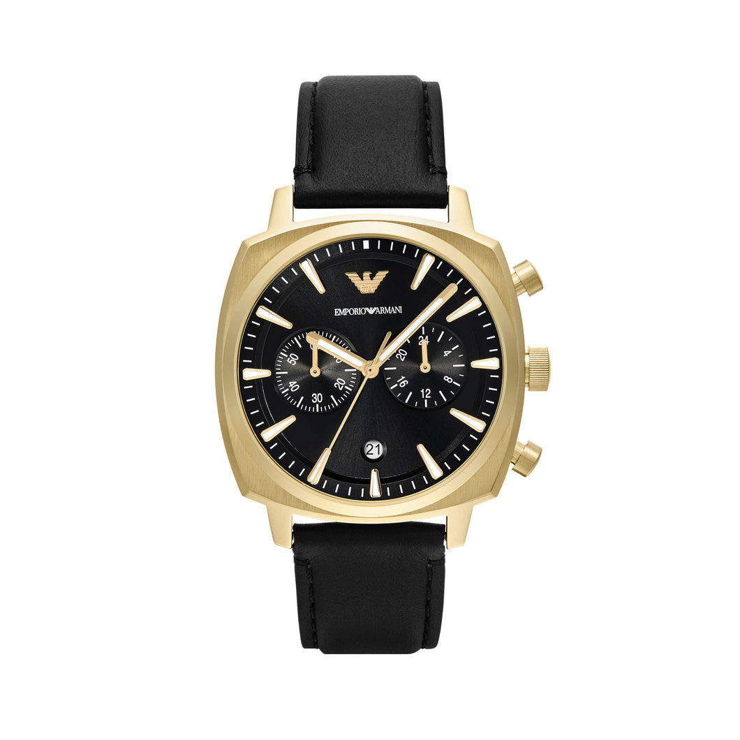 Emporio Armani Black Chronograph Watches AR11690