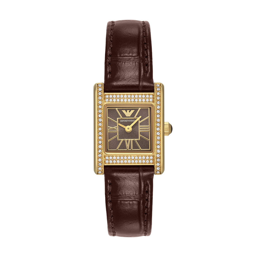 Emporio Armani Brown Analogue Watches AR11705