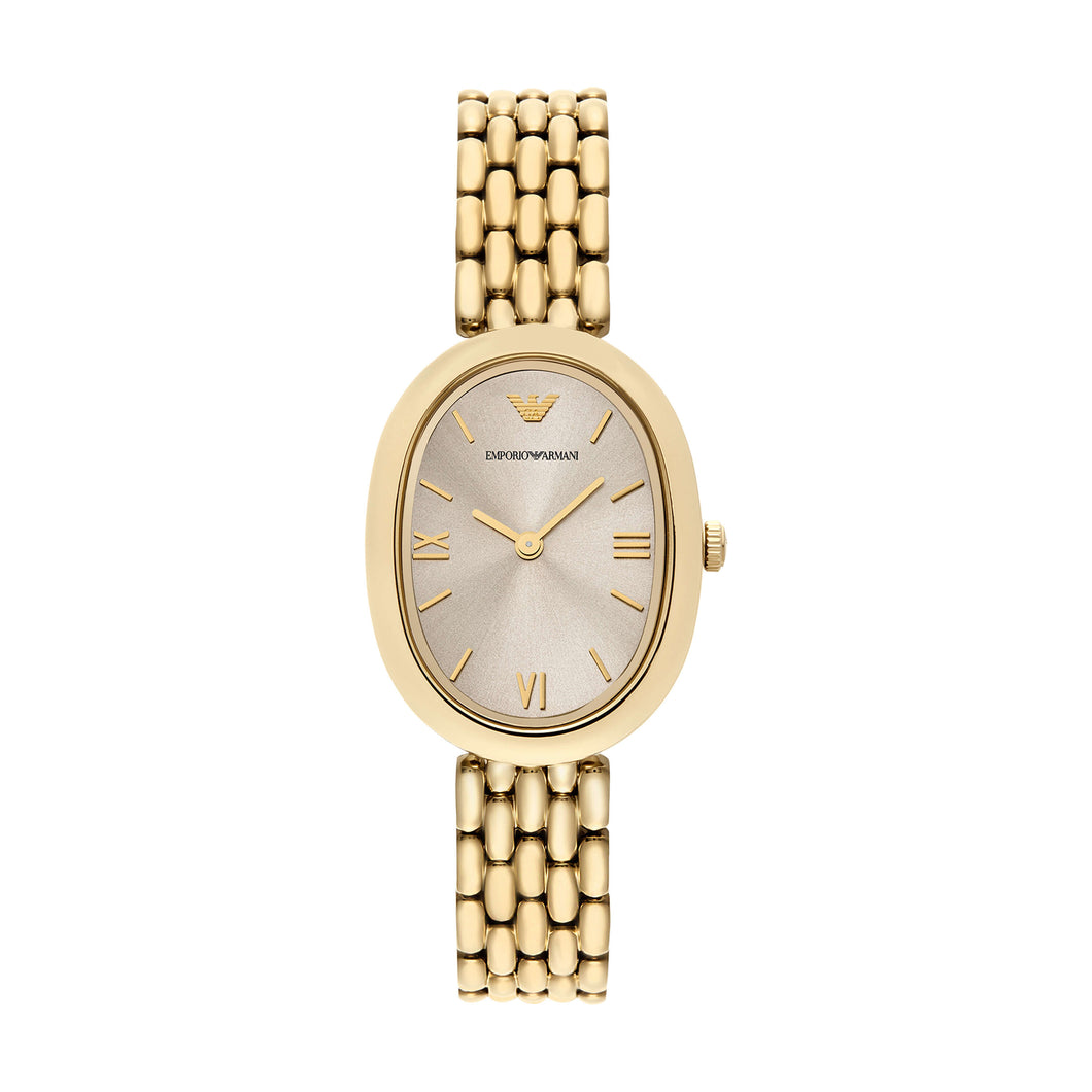 Emporio Armani Gold Tone Analogue Watches AR11707