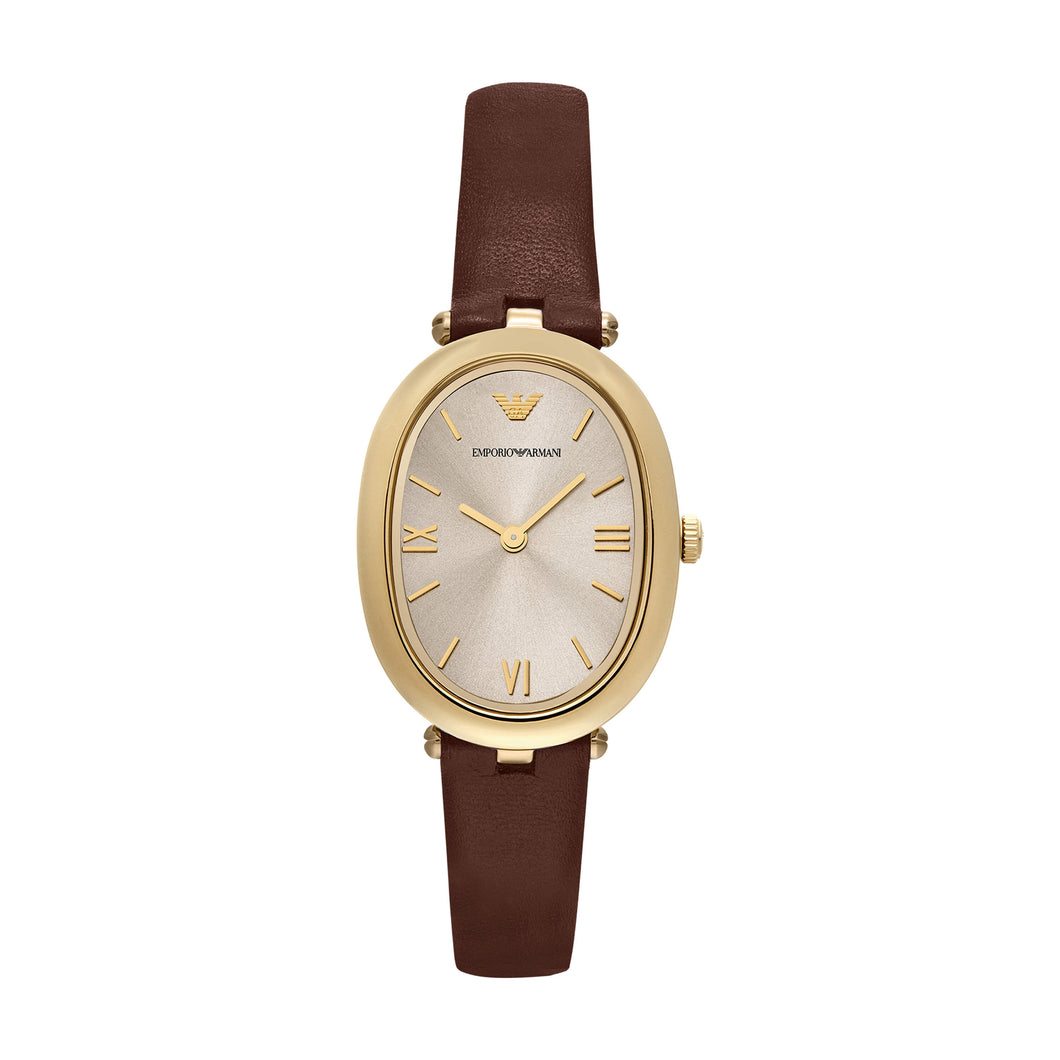 Emporio Armani Brown Analogue Watches AR11708