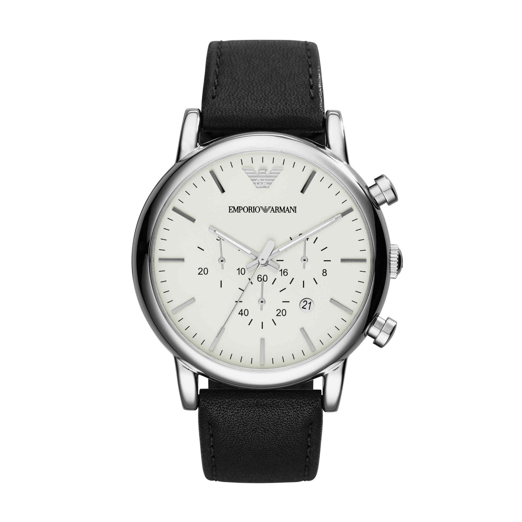 Emporio Armani Black Chronograph Watch AR1807