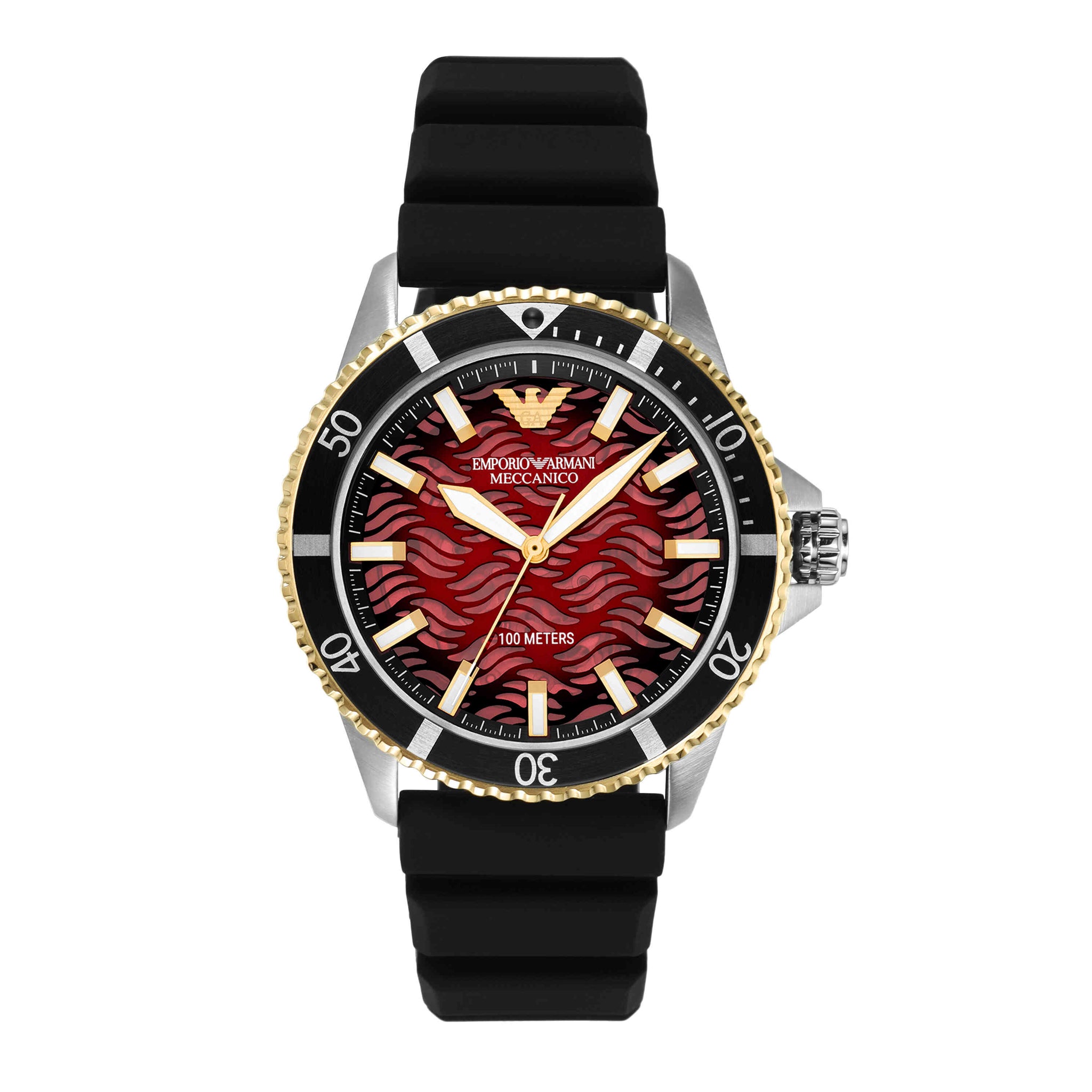 Emporio Armani Black Analogue Watch AR60070 – Watch Station