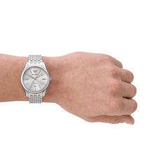 Load image into Gallery viewer, Emporio Armani Silver Tone Analogue Watch AR60076
