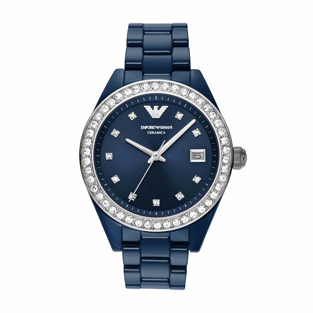 Emporio Armani Blue Analogue Watch AR70012