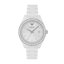 Load image into Gallery viewer, Emporio Armani White Analogue Watch AR70014
