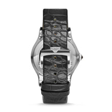 Load image into Gallery viewer, Emporio Armani Swiss Made Automatic Three-Hand Black Alligator Watch ARS3304
